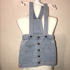 Tucker and Tate girls skirt overalls size 4